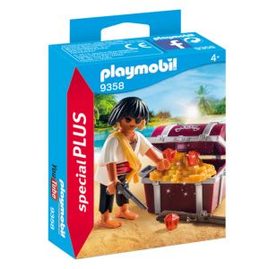 PLAYMOBIL SPECIAL PLUS PIRATE WITH TREASURE CHEST