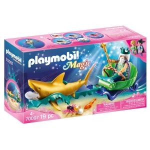 PLAYMOBIL MAGIC - KING OF THE SEA WITH SHARK CARRIAGE