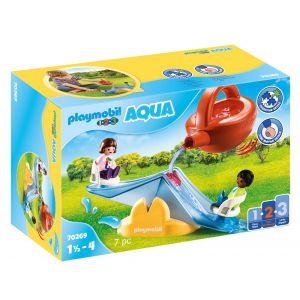 PLAYMOBIL 1.2.3 AQUA WATER SEESAW WITH WATERING CAN