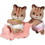 THE SYLVANIAN FAMILIES ΔΙΔΥΜΑ ΜΩΡΑ WALNUT SQUIRREL 5421