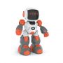 ORANGE REMOTE CONTROLLED ROBOT WITH WATCH-CONTROLLER