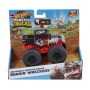 HOT WHEELS VEHICLE MONSTER TRUCKS 1:43 WITH SOUNDS AND LIGHTS ROARIN\' WRECKERS RED