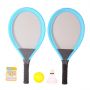 RACKETS SET WITH BALL IN NET