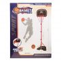 BASKETBOARD SET WITH BALL AND PUMP RIM HEIGHT 185 cm.