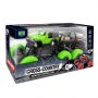 REMOTE CONTROLLED CROSS-COUNTRY CAR 1:16 WITH LIGHTS, SOUND, USB - GREEN