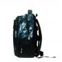 BACK ME UP BACKPACK OVAL NO FEAR TIE DYE BLACK AND WHITE