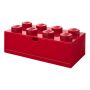 LEGO ΚΟΥΤΙ ΑΠΟΘΗΚΕΥΣΗΣ ΜΕ ΣΥΡΤΑΡΙ 8 RED LEGO 021 BRIGHT RED