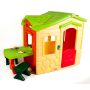 LITTLE TIKES HOUSE WITH PIC NIC TABLE NATURAL