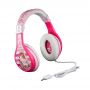 EKIDS BARBIE HEADPHONES WITH CABLE (WHITE-PINK)