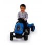SMOBY FARMER XL BLUE TRACTOR AND TRAILER 