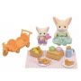 THE SYLVANIAN FAMILIES SUNNY PICNIC SET FENNEC FOX SISTER AND BABY