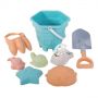 BEACH BUCKΕΤ WITH ACCESSORIES LARGE ECOLOGIC