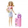 TOY CANDLE BARBIE DOLL READY TO TRAVEL