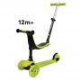 SHOKO KIDS SCOOTER CONVERTIBLE 3 IN 1 LIGHT GREEN FOR AGES 12+ MONTHS