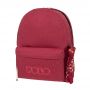 POLO BACKPACK ORIGINAL DOUBLE SCARF WITH SCARF 2023 - POMEGRANATE