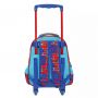 MUST TODDLER TROLLEY BACKPACK 27X10X31 cm 2 CASES SPIDERMAN ON THE WALL