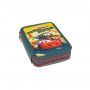 DOUBLE FILLED PENCIL CASE CARS ON THE ROAD