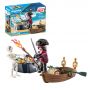 PLAYMOBIL PIRATES STARTER PACK PIRATE WITH ROWING BOAT