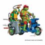 TOY CANDLE TMNT MOVIE VEHICLE WITH FIGURE - 2 DESIGNS