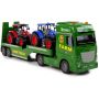 2 TRACTORS TRANSPORT TRUCK WITH SOUNDS AND LIGHTS