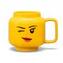 LEGO® CERAMIC MUG 530ml LARGE HEAD WINKY YELLOW