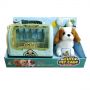 GROOMING SET WALKING DOG WITH SOUND & FOOD ACCESSORIES