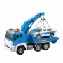 BLUE TOW TRUCK FOR CARS WITH LIGHTS AND SOUNDS