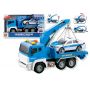 BLUE TOW TRUCK FOR CARS WITH LIGHTS AND SOUNDS