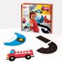 AS CRAFT EMERGENCY VEHICLES DIY TOY WITH 5 CRAFTS FOR AGES 3+