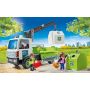 PLAYMOBIL CITY ACTION GLASS RECYCLING TRUCK WITH CONTAINER