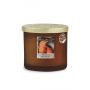 HEART & HOME CANDLE WITH DOUBLE TINDER 220g PEAR WITH HONEY