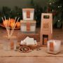 HEART & HOME BAMBOO CANDLE 320g ORANGE ZEST AND CLOVE OIL