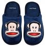 PAUL FRANK BLUE SLIPPERS WITH EMBROIDERY