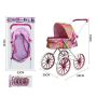 BIG DOLL STROLLER WITH BAG AND BIG WHEELS