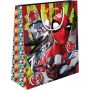 PAPER GIFT BAG WITH FOIL 33X12X45 cm SPIDERMAN - 2 DESIGNS