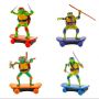 TMNT MOVIE SKATE WITH FIGURE AND FUNCTIONS - 4 DESIGNS