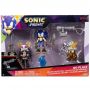 SONIC THE HEDGEHOG SET 3 FIGURES 6.5 cm WITH ACCESSORIES SONIC PRIME WAVE 2 NO PLACE