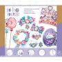 DJECO DIY SET OF 5 DIFFERENT CONSTRUCTIONS WITH GLITTER PRINCESSES