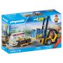PLAYMOBIL CITY ACTION FORKLIFT TRUCK WITH CARGO