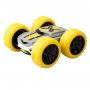 TOY CANDLE EXOST REMOTE CONTROL CAR R/C 1:18 360 CROSS LED YELLOW