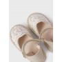 MAYORAL JUTE GOLD TOE AND HEEL SHOE