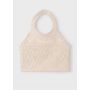MAYORAL TOP PERFORATED LIGHT BEIGE