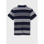 MAYORAL POLO SHORT SLEEVES STRIPES NAVY BLUE
