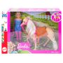 TOY CANDLE BARBIE DOLL AND HORSE