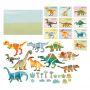 AS MAGNET BOX DINOSAURS 45 EDUCATIONAL PAPER MAGNETS FOR AGES 3+