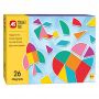 AS MAGNET BOX HAPPY SHAPES EDUCATIONAL PAPER MAGNETS FOR AGES 4+