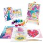 PAINTING WORKSHOP AQUARELLE DRAWING SET WITH WOODEN EASEL FOR AGES 7+