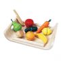 WOODEN GAME PLAN TOYS FRUITS & VEGETABLE ASSORTMENT