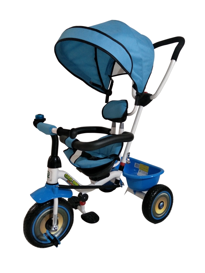 TRICYCLE BLUE WITH ROTATING SEAT