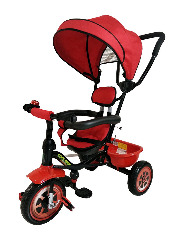 TRICYCLE RED WITH ROTATING SEAT